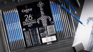 Castle Arts UK | 26 Piece Drawing and Sketching Pencil Set