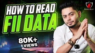 How to read FII DATA? || Anish Singh Thakur || Booming Bulls