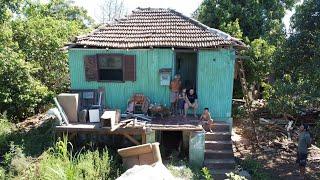 THEY ARE RETURNING TO THE HOMES DESTROYED BY THE FLOOD BECAUSE THEY HAVE NOWHERE TO GO!