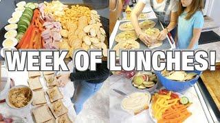 WEEK OF LUNCHES! | WHAT WE EAT | MAKE AHEAD MEAL PREP & EASY MEALS!