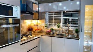 L -SHAPE MODULAR KITCHEN DESIGN || STYLISH KITCHEN DESIGN 2022 || AB INTERIOR