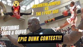 EPIC Dunk Contest! JClarktheJumper vs Jordan Southerland feat SHAQ, QUAVO & Rachel Demita