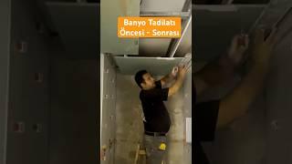 Tadilat Dekorasyon Uzmanı: Banyo Alçıpan Tavan #tadilatdekorasyon #tadilat #interiordesign #keşfet