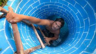 I Built a Secret Underground House with a Hidden Swimming Pool - Primitive Survival Build