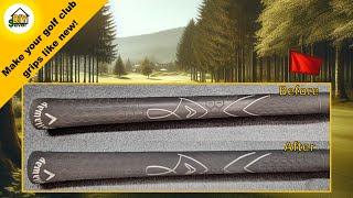 Time to Replace Your Golf Club Grips? Try Refurbishing Them First!