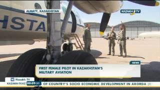 First female pilot in Kazakhstan’s Military Aviation - Kazakh TV