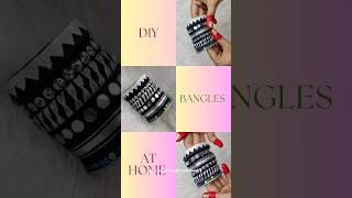 DIY | handmade bangles | jewellery making at home #diy #trending #craft #shorts #tutorial #navratri