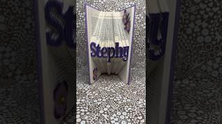 Stephy Book Art #bookart #booklover #booknerd #bookworm #artist #booktube #stephanie #art