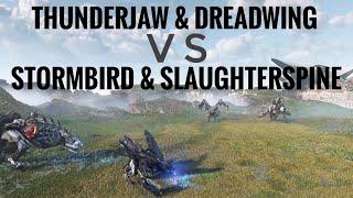 Thunderjaw & Dreadwing vs Stormbird & Slaughterspine: Horizon Forbidden West