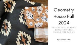 Geometry House Fall 2024: Stunning Towels & Beach Blankets Unveiled!