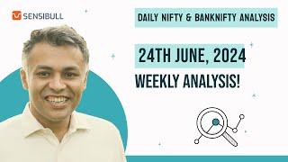 NIFTY and BANKNIFTY Analysis for tomorrow 24 Jun