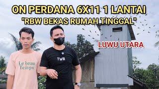 ON PERDANA 6X11 1 LANTAI. RBW BEKAS RUMAH TINGGAL LUWU UTARA