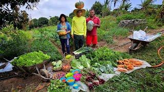 nossa HORTA nunca nos deixa passar FOME - trabalho resulta em FARTURA