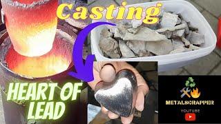 Heart of lead - Devil Forge - Lead casting