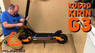 Kugoo Kirin G3 Electric Scooter Unbox Setup and Ride