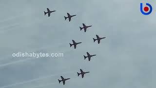 Full Dress Rehearsal Of IAF’s Suryakiran Air Show In Bhubaneswar