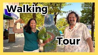 Downtown Hendersonville NC. Walking Tour.