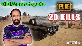 PUBG - ObiWannCoyote - 20 KILLS - SOLO