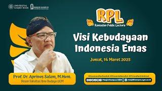 "Visi Kebudayaan Indonesia Emas" ~ Prof. Dr. Aprinus Salam, M.Hum.
