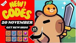 *New* Capybara Go Codes 20 November 2024 || How To Redeem Code || Capybara Go Promo Codes