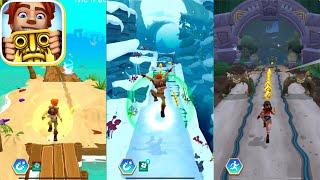 Temple Run Legends VS Gameplay 2 | Ancient Jungle VS Frozen Valley VS Enchanted Forest