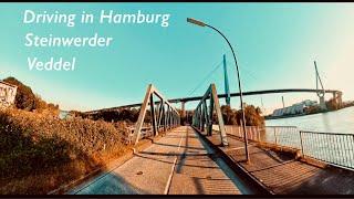 DRIVING IN HAMBURG *[Steinwerder ️ Veddel]*[4K]*