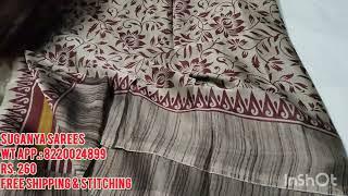 Offer Price Pencil & Mouse Crepe Joint Sarees Collection| 22-07-2024| Joint Sarees Collection