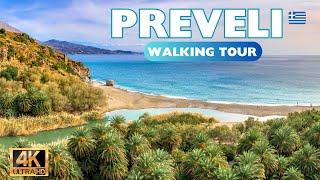 Exploring Preveli Palm Beach: Crete's Hidden Tropical Oasis & 4K Jungle Walk