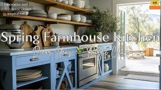 Spring Farmhouse Kitchen Decor Ideas Rustic Charm Pastel Touches & DIY Inspiration for a Cozy Space!