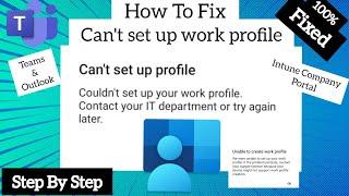 Couldn't set up your work profile How to fix|Unable to create work profile|Can't set up Work profile