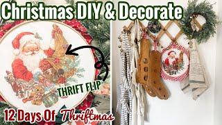 Day 7  Christmas Thrift Flip & Decorate With Me | Christmas Crafting & Vintage Decorating