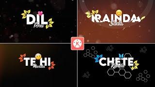 How To Make Trending Leafs  Lyrical Black Screen WhatsApp Status Editing In Kinemaster Toturial 4K