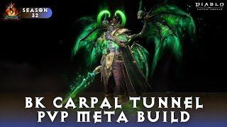 Diablo Immortal - Blood Knight Carpal Tunnel PVP Meta Build Season 32