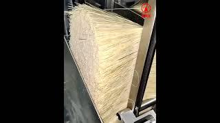 Making Roller Brushes With Tampico Filaments, Roller Brush Making Machine
