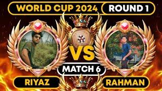 CARROM POOL WORLD CUP 2024 | ROUND 1 - MATCH 6 | Riyaz Raza Vs Abdur Rahman