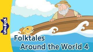 The Merchant of Baghdad, Mr. Boots, The Golden Fish, Three Golden Flowers, | Folktales | Little Fox