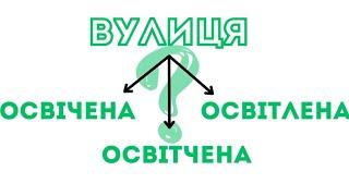 Як правильно : вулиця - освічена, освітлена або освітчена?