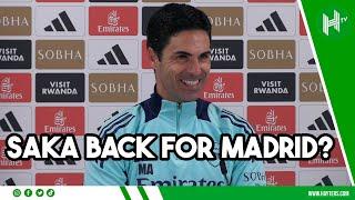 Saka making GREAT PROGRESS | Mikel Arteta