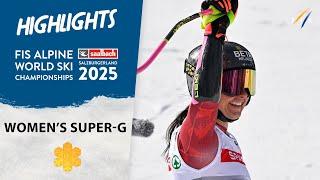 Stephanie Venier stuns field to claim shocking Super-G title | Saalbach 2025