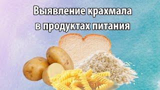 Выявление крахмала в продуктах питания. Домашний эксперимент