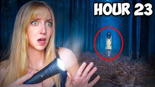 24 hours in a Haunted Forest GONE WRONG