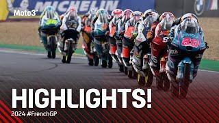 Moto3™ Race Highlights  | 2024 #FrenchGP