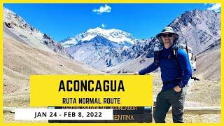 Climb of Aconcagua via the Ruta Normal route