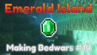 The EMERALD ISLAND - The Map Building (Part 4) - Make BEDWARS [14]