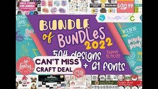 Best of Design & Font Bundles 2022 from So Fontsy!
