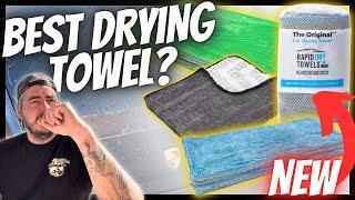 BEST CAR DRYING TOWELS? Comparing the RAPID DRY TOWEL to my favorites