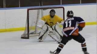 Mistryhockey: Dirty Pad Stack. Awesome Glove Save.