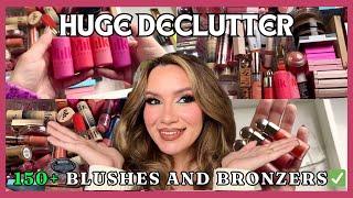 HUGE MAKEUP DECLUTTER | CREAM BLUSHES AND BRONZERS