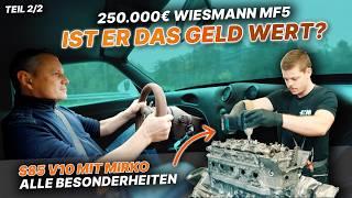 Müssen wir auf Übermaß gehen? LAGERSCHADEN beim WIESMANN GT MF5 - BMW S85 V10 - Teil 2/2