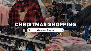 Vlogmas Day 12 | Christmas Shopping Vlog | Lukewarm Tea ️